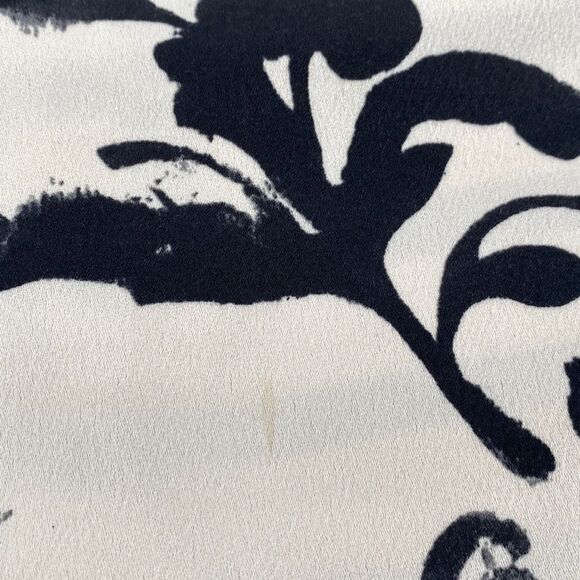 Moschino Cheap & Chic Women's Floral & Striped Print Pencil Skirt Cream Black‎ 6 - Picture 14 of 15